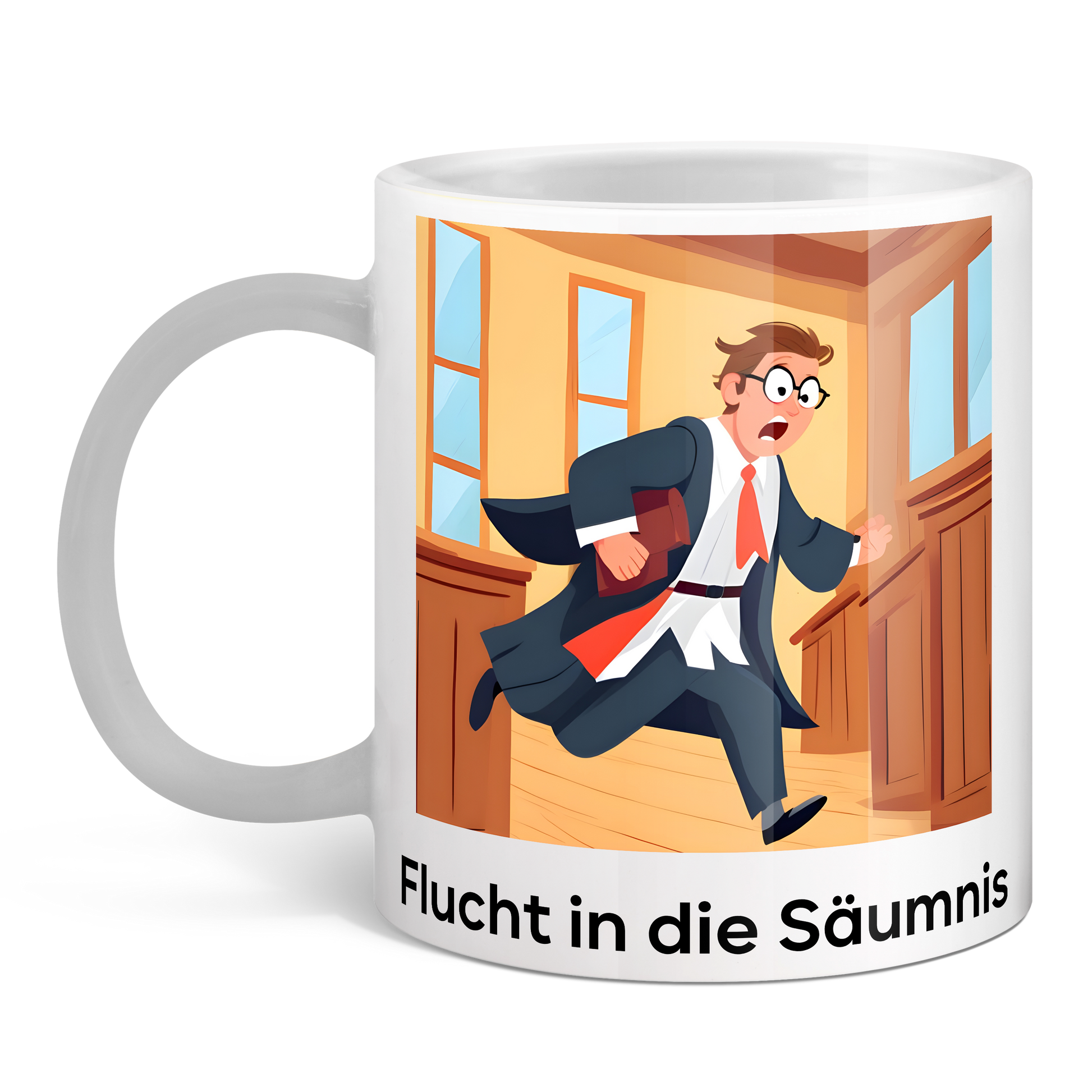 Geschenk Jura Jurastudium Jurist Examen Geburtstag Wichteln Flucht in die Säumnis